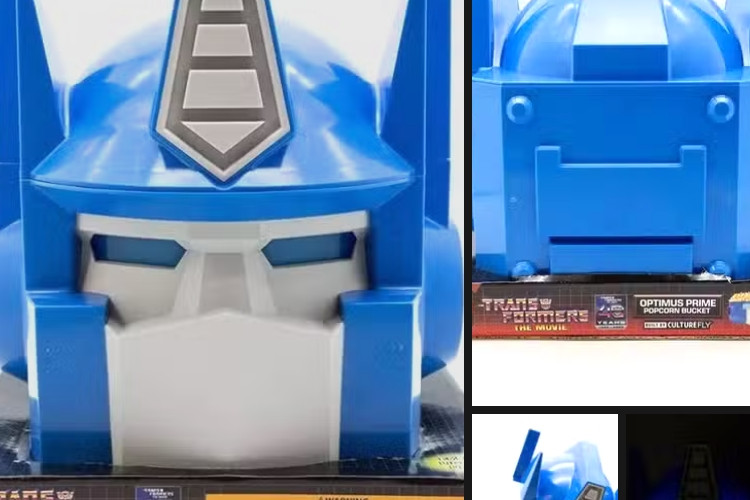 Transformers Optimus Prime Popcorn Bucket Special Edition for 40th Anniversary Went Viral on Social Media 
